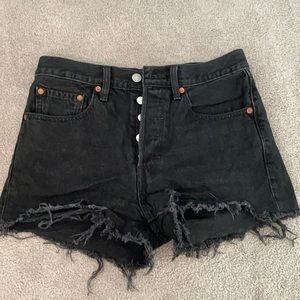 Levi’s 501 High Rise Denim Shorts